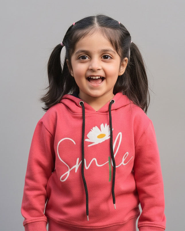 SMILE GIRL KIDS HOODIE