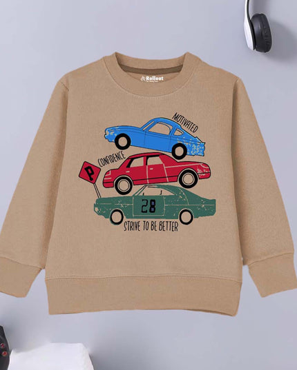 CARS ALMOND COLOR SWEATSHIRT