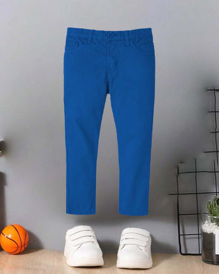 NAVY BLUE cotton slim fit