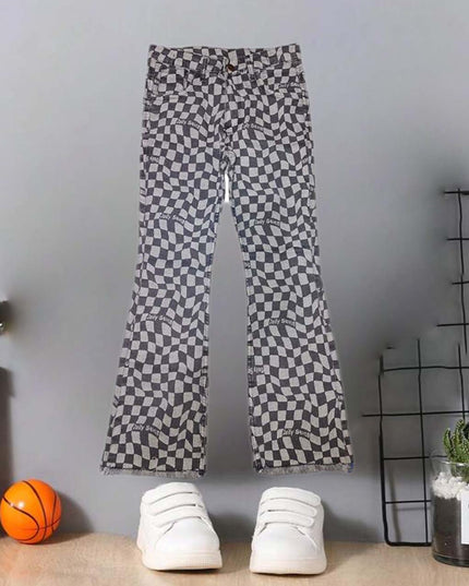 Girl Fashion Belbotom jeans