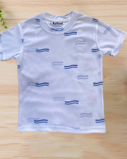 white summer waves Tshirt style