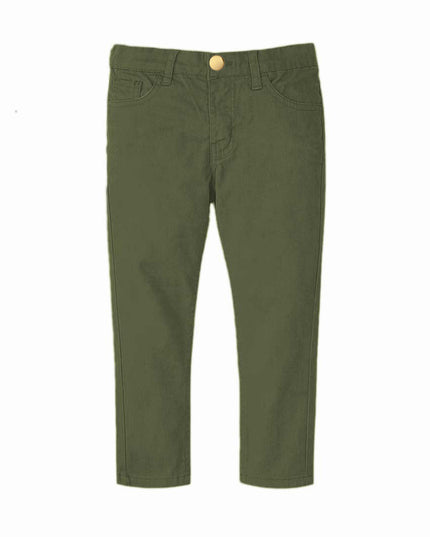 Green Henna cotton pent slim fit - RollOutBrand # # #