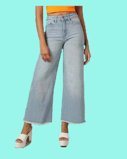 Lady Sky Blue flapper denim jeans