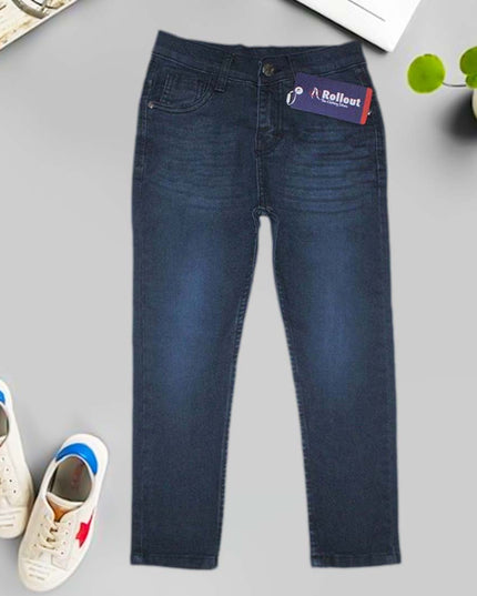 Lady dark blue slim fit jeans(Length 39'& 40")