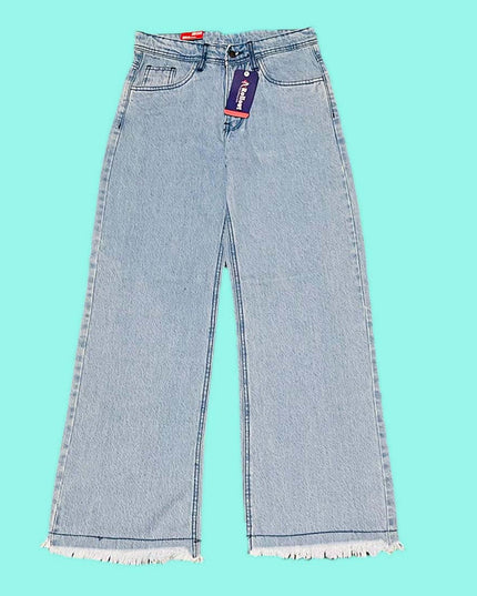 Lady Sky Blue flapper denim jeans