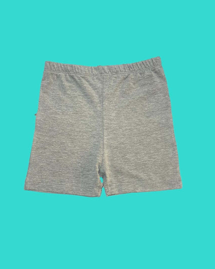 GREY COTTON JERSI SHORTS - RollOutBrand # # #