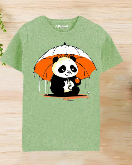Light pista PANDA printed Tshirt