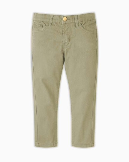 Skin Colour Cotton Pent Slim Fit - RollOutBrand # # #