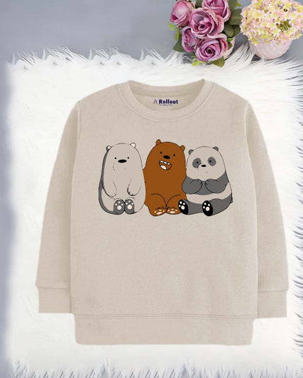 Skinny panda printed sweatshirt