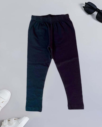 Black cotton jersi trouser