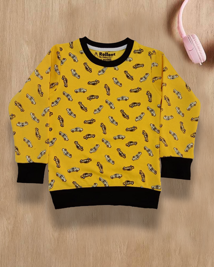 Car Printed kid's Sweat shirt