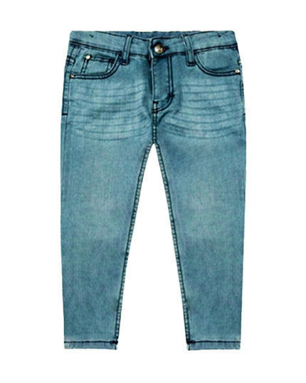 Boy Sky Blue Slim Fit Jeans - RollOutBrand # # #