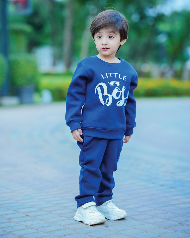 Little Boss Blue Tracksuit