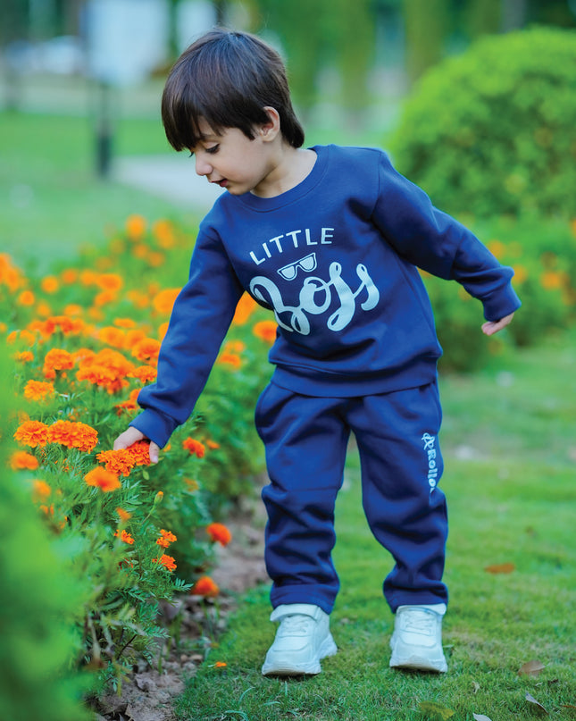 Little Boss Blue Tracksuit