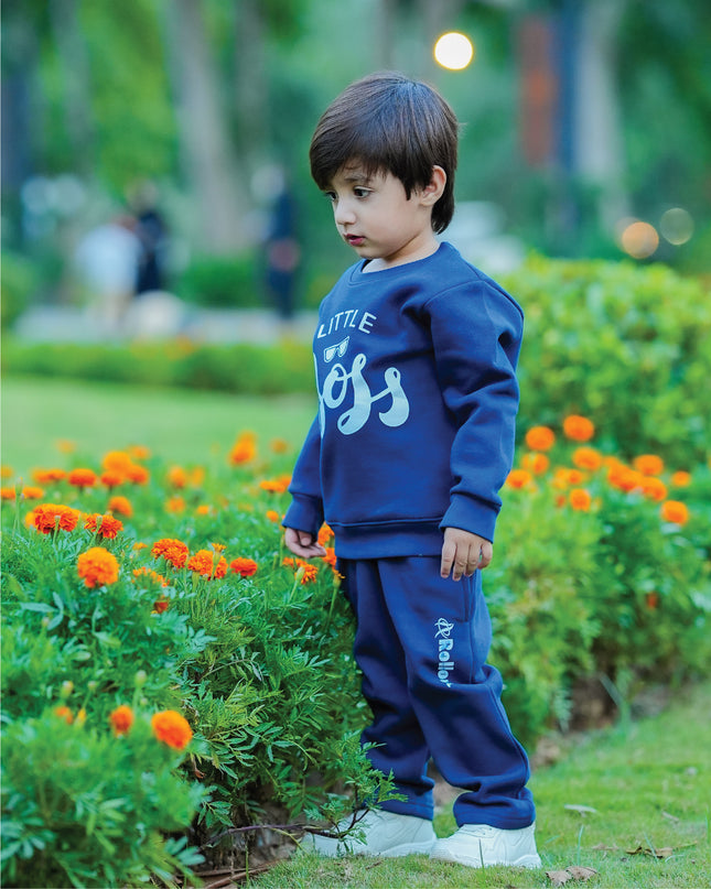 Little Boss Blue Tracksuit