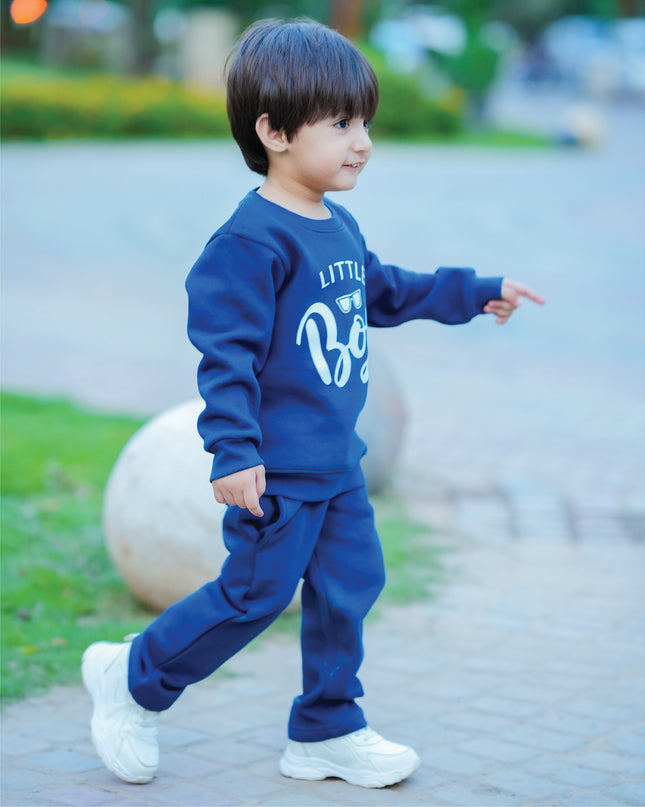 Little Boss Blue Tracksuit