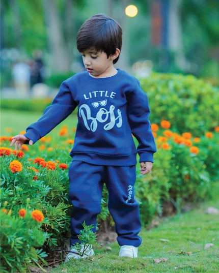 Little Boss Blue Tracksuit