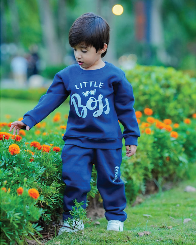 Little Boss Blue Tracksuit