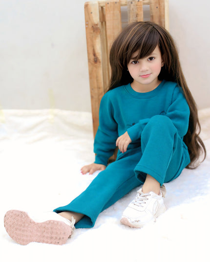 Sweet Teal Fleece tracksuit