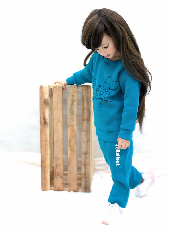 Sweet Teal Fleece tracksuit