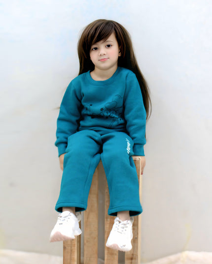 Sweet Teal Fleece tracksuit