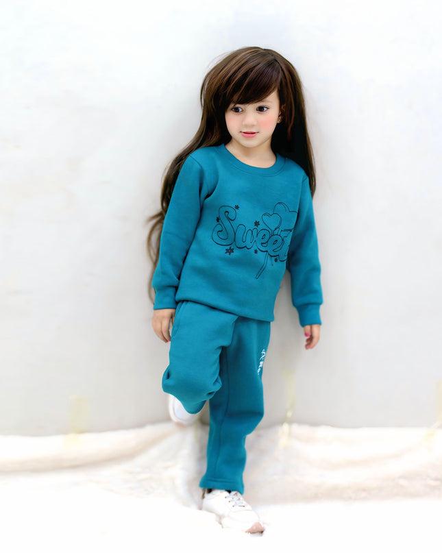 Sweet Teal Fleece tracksuit
