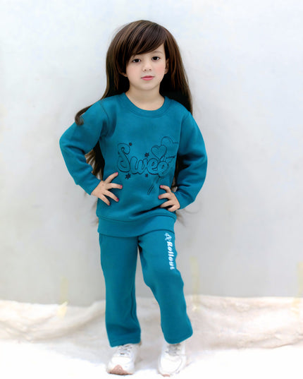 Sweet Teal Fleece tracksuit