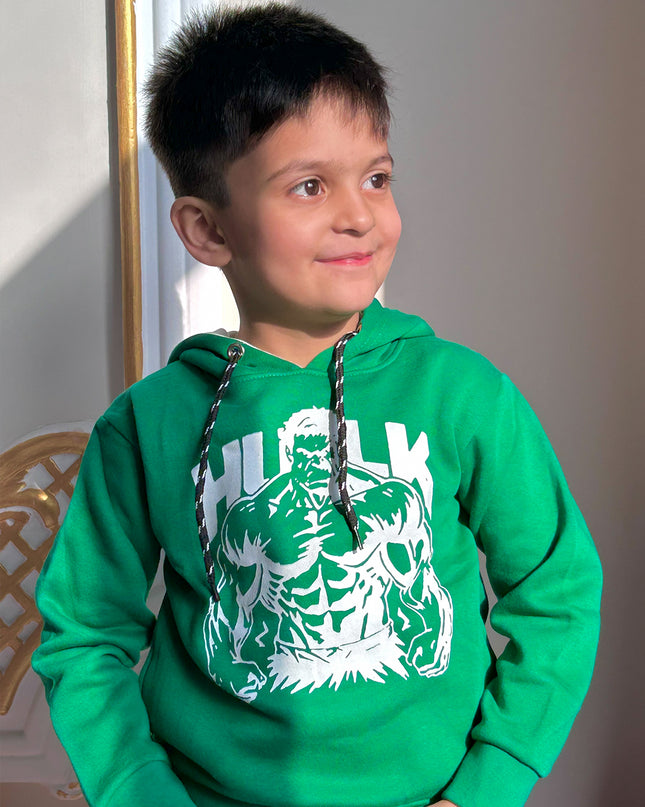 Hulk green kids hoodie