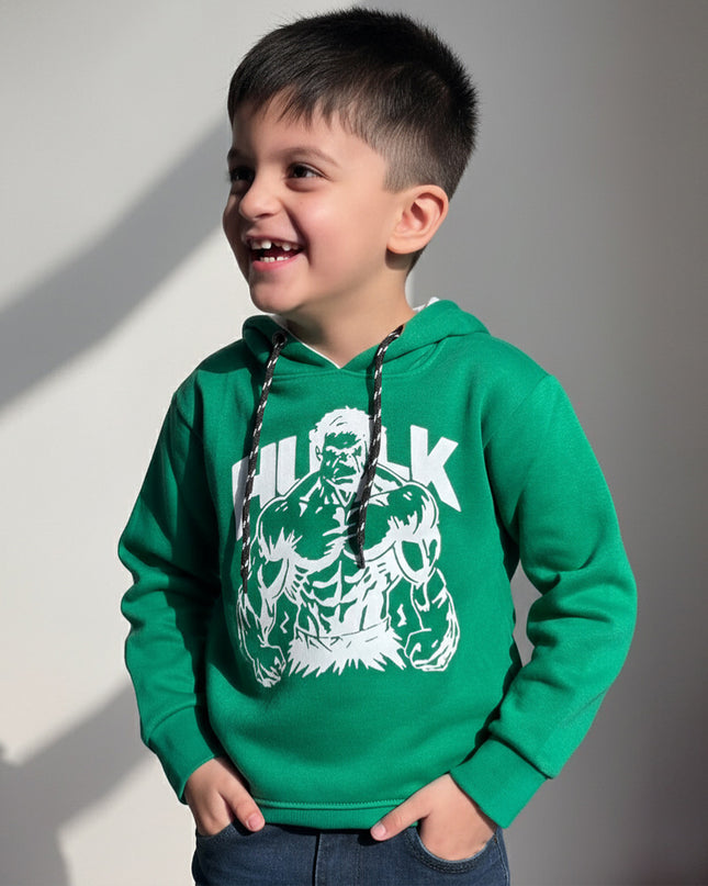 Hulk green kids hoodie
