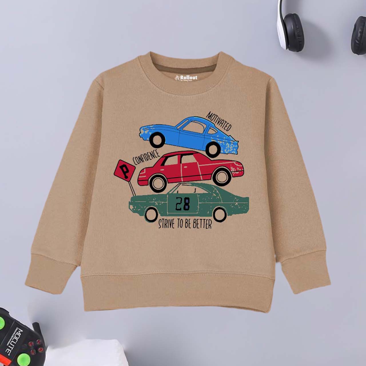 CARS ALMOND COLOR SWEATSHIRT