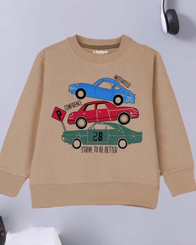 CARS ALMOND COLOR SWEATSHIRT