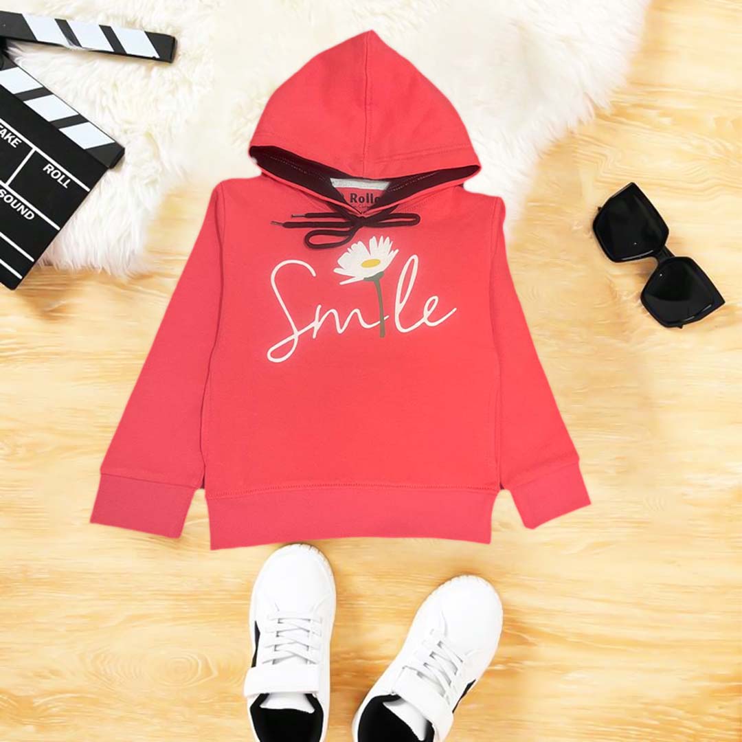 SMILE GIRL KIDS HOODIE