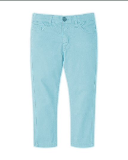 Boy sky blue cotton pent