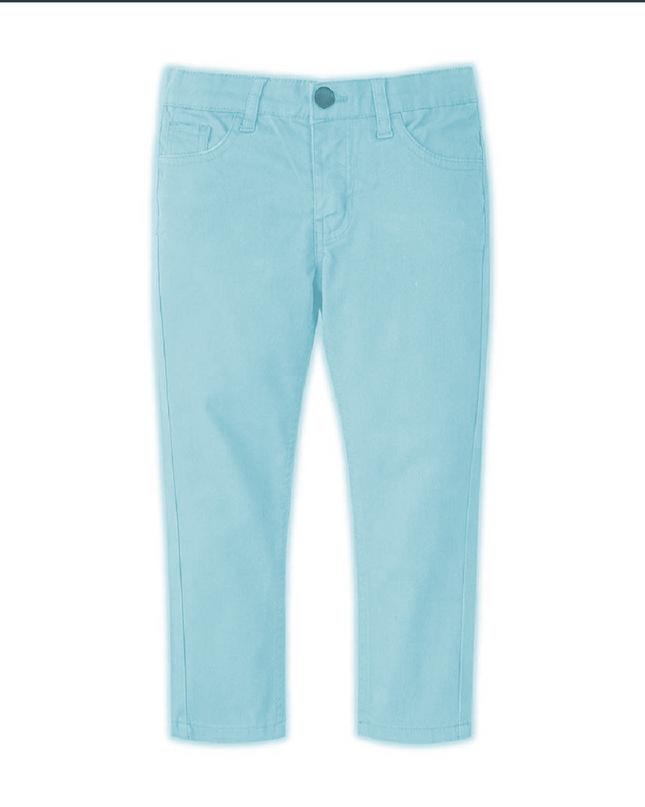 Boy sky blue cotton pent