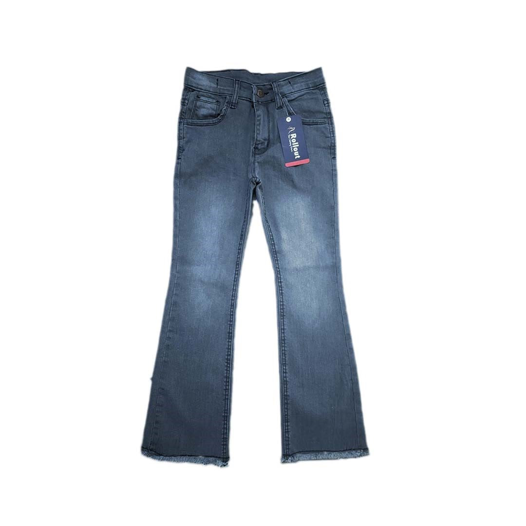 Girl Grey Belbotom jeans - RollOutBrand # # #