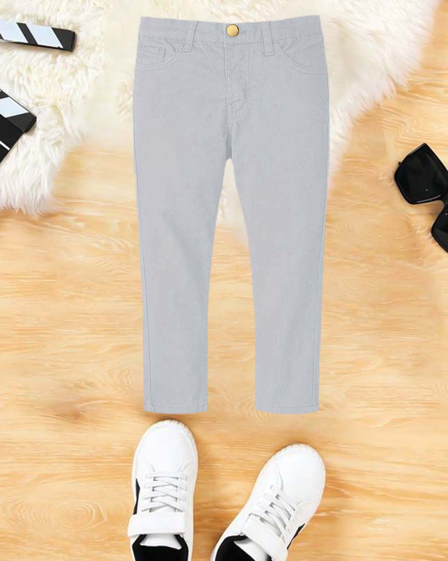 skin creamy cotton pent slim fit