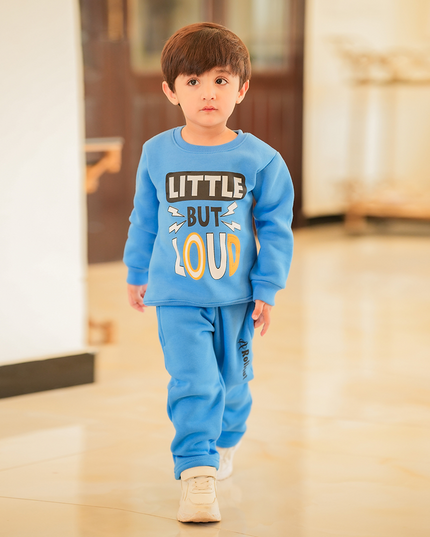 BLUE LITTLE BUT LOUD SWEATSHIRT