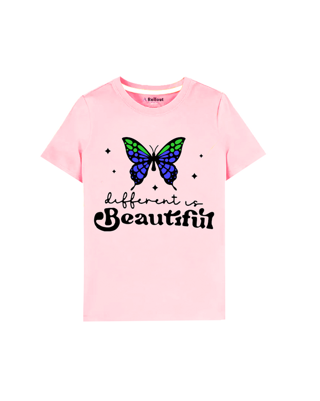 Light pink Different Beautiful kids T shirt