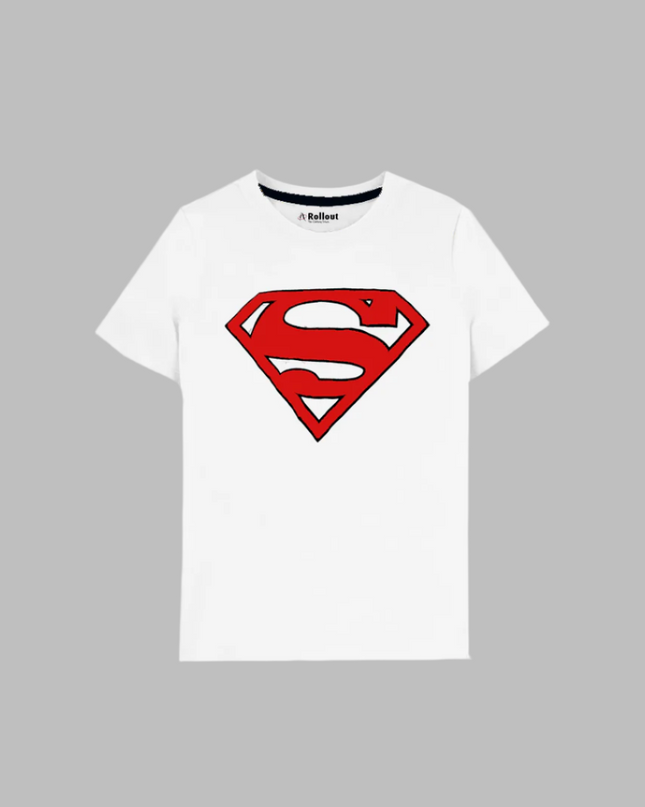 White Superman  kids T shirt