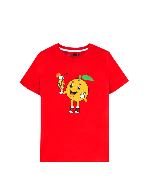 Red Orange Juice  kids T shirt