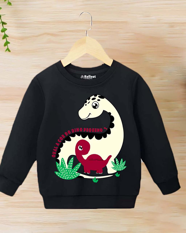 Black Dinosour fun sweatshirt