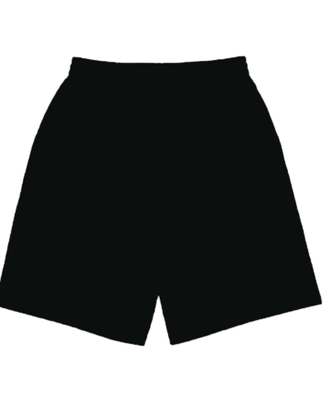 BLACK JERSI COTTON SHORTS - RollOutBrand # # #