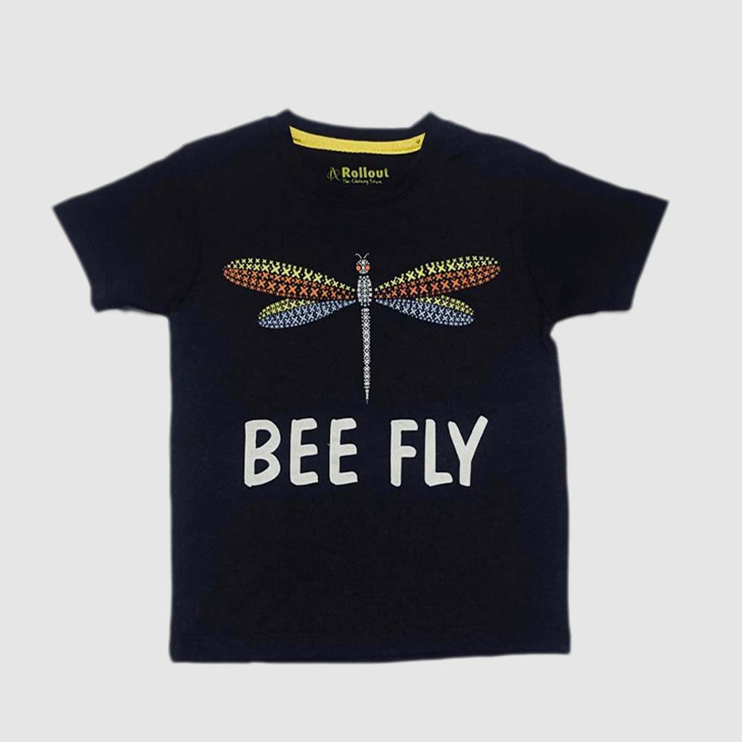 BLACK BEE FLY T SHIRT - RollOutBrand # # #