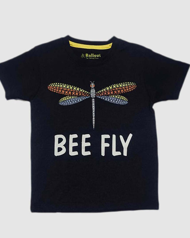 BLACK BEE FLY T SHIRT - RollOutBrand # # #
