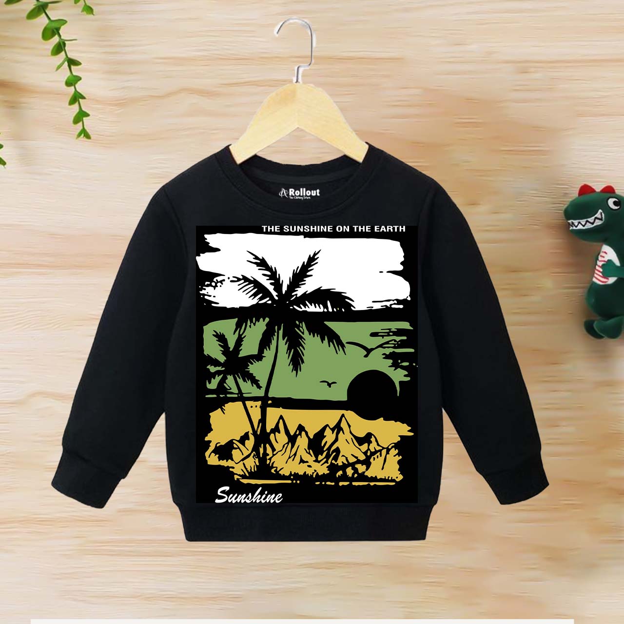 Black sunshine sweatshirt