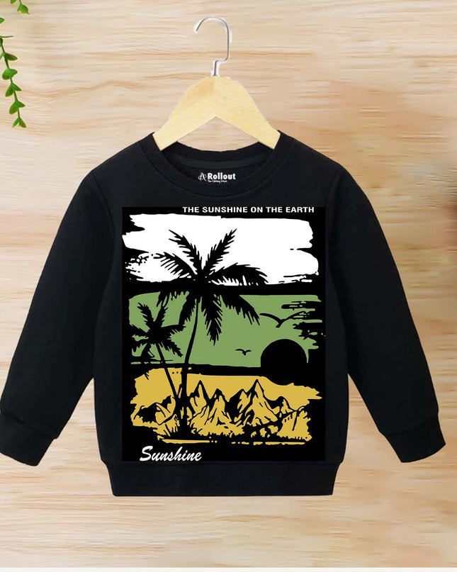 Black sunshine sweatshirt
