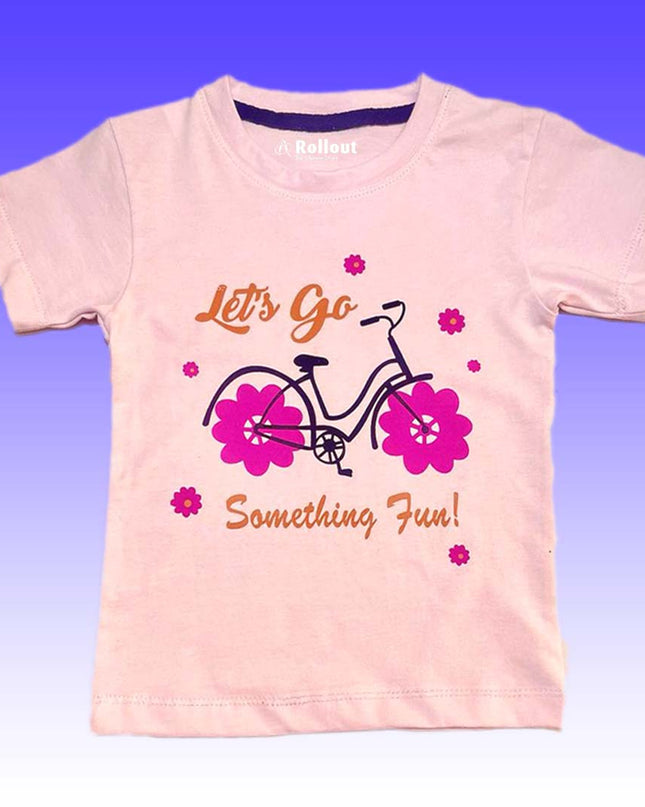 PINK CYCLE FLOWER T SHIRT - RollOutBrand # # #