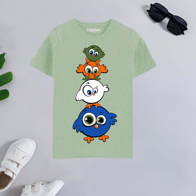 ANGRYBIRDS cartoon printed Tshirt