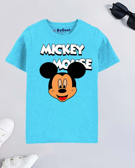 Sky Blue Micky Mouse Tshirt