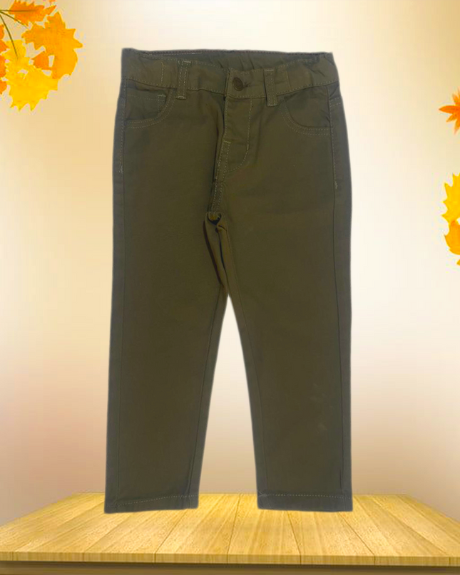 Dark brown cotton pent